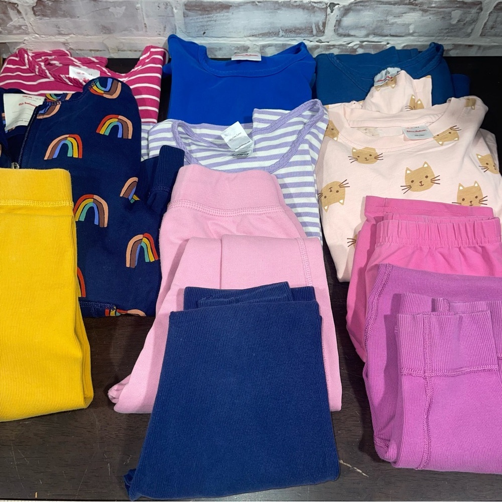 Hanna andersson wardrobe bundle Colorful Kids Bottoms Set size 8